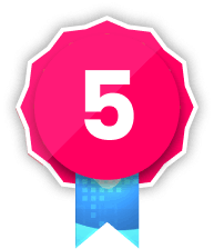 Product rank 5 badge