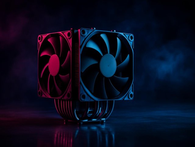 CPU cooler that runs quieter after the processor is undervolted