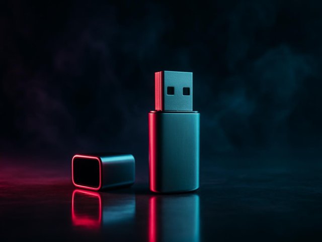 High-speed USB flash drives used for moving files between two computers